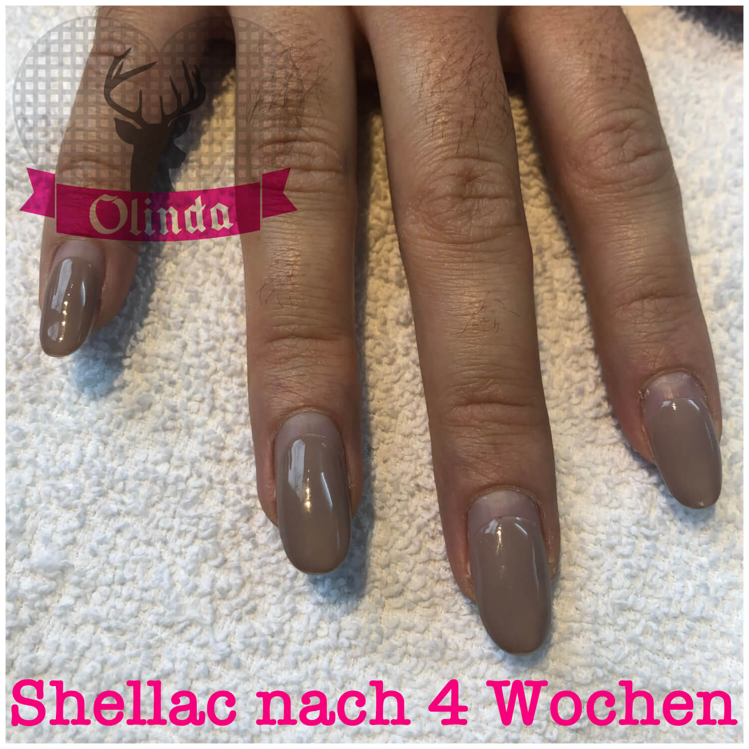 Shellac nach 4 Wochen Shellac nach 4 Wochen